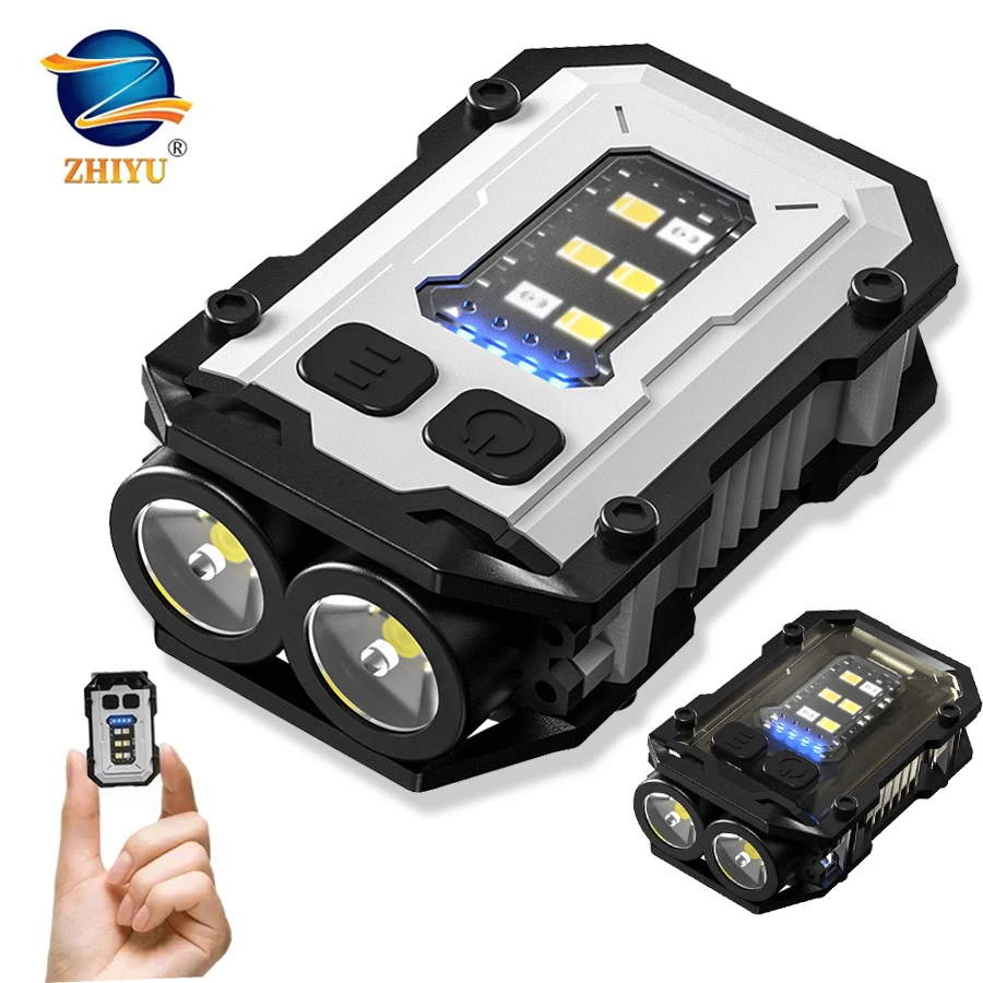 Edc Daily Carry - 超高輝度強力なポケットトーチライト LED 多機能 Linterna 磁気 COB
