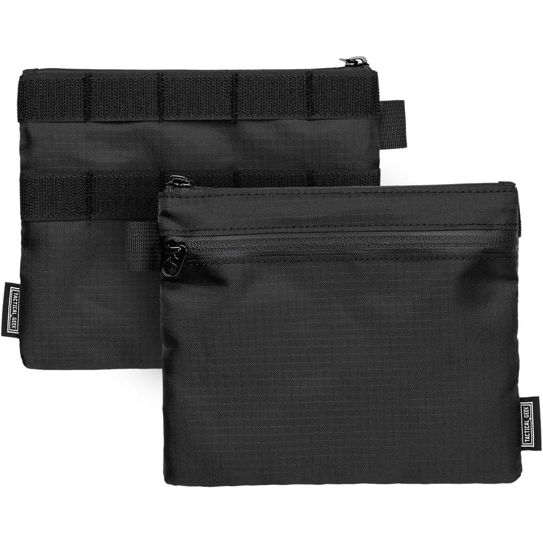 Edc Daily Carry - TACTICAL GEEK A14 スリム EDC ポーチ、ポータブルユーティリティキャリーオーガナイザー、防水小型ナイロンバッグ、軽量デイリーオーガナイザー