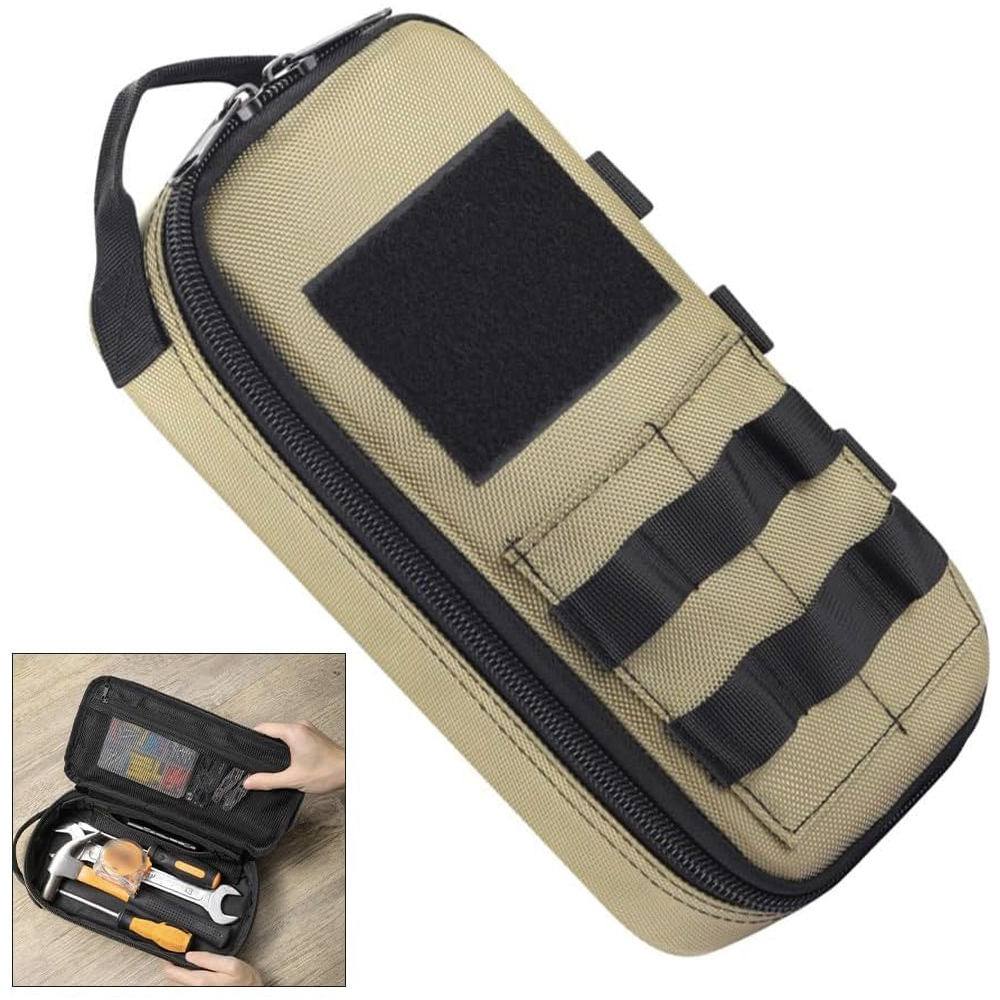 Edc Everyday Carry - 戦術ユーティリティ EDC ポーチ ヘビーデューティー小型ツールバッグ ポータブルオーガナイザーケース ハンドル付き