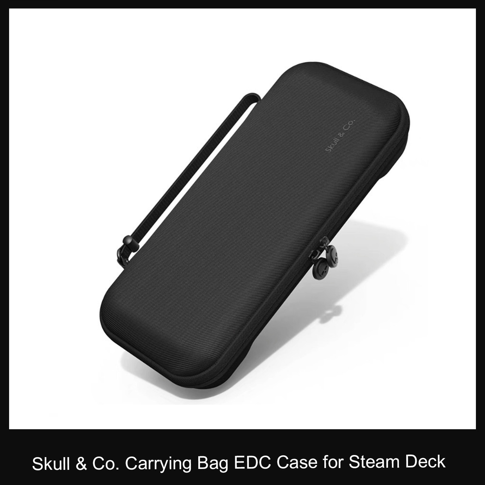 Edc Carry Co - Skull & co-ポータブルハードシェルケース,収納バッグ,薄いキャリングバッグ,スチームデッキゲームコンソール用の保護カバー