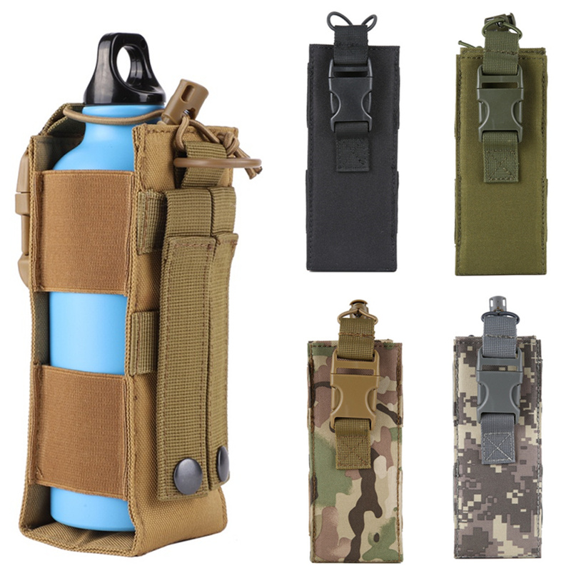 Edc Everyday Carry - モール式ウォーターボトルホルスターポーチ アウトドアスポーツ ライディング キャンプ ハイキング ハンティング