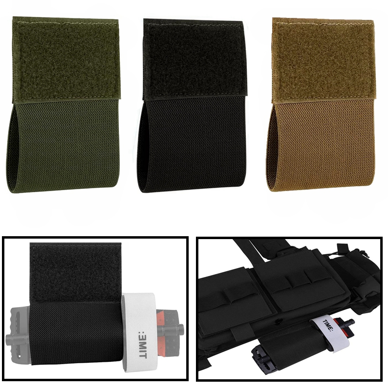 Edc Carry Belt - 2個入り 弾性止血帯ホルダー フック＆ループ式 アウトドアEDCポーチ プレートキャリア チェストリグ