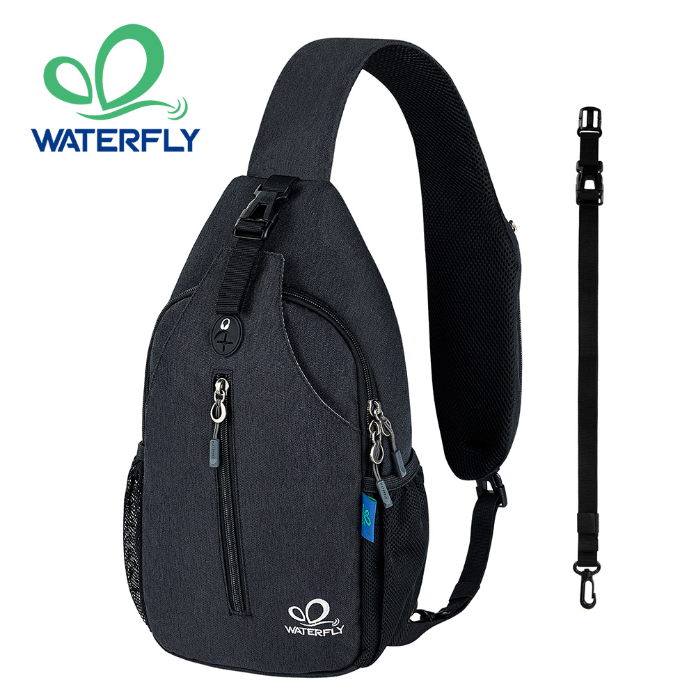 ウォーターフライ-男性と女性のためのクロスボディスリングバッ - Edc Carry Bag のレビューと価格
