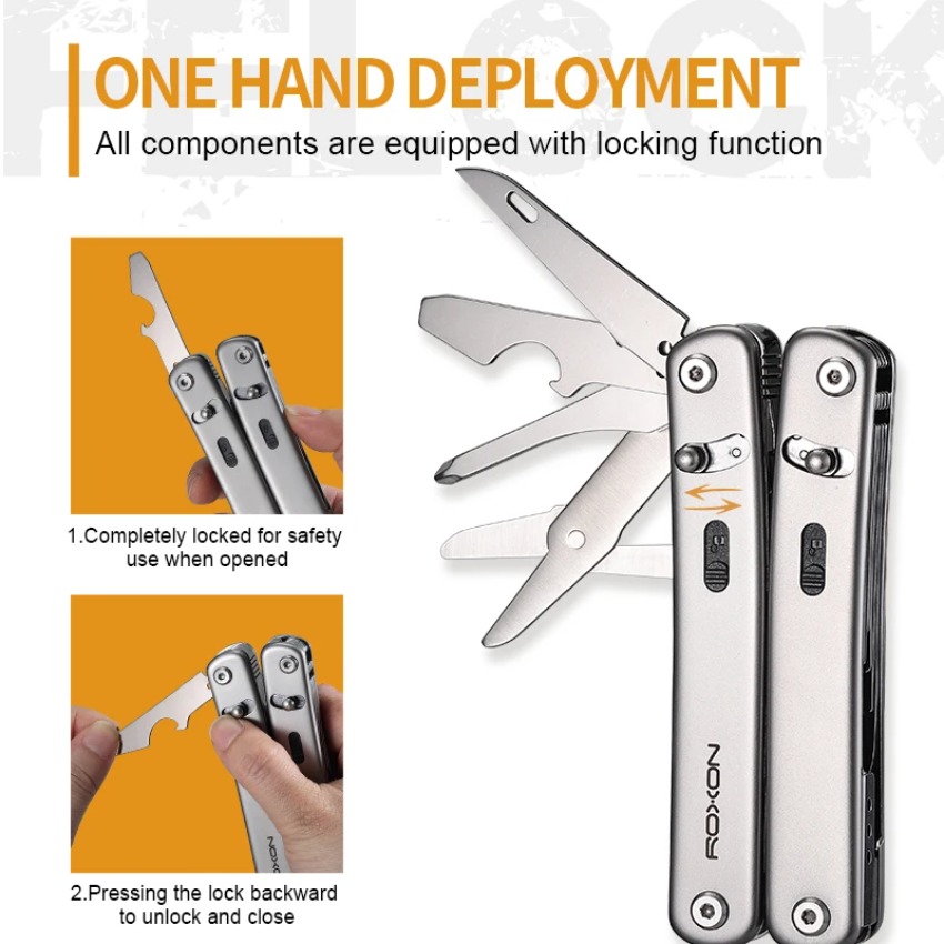 R's純正S804Gフレックスマルチツールプライヤー オープ - Edc Carry Pliers のレビューと価格