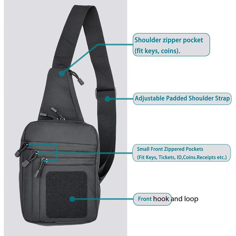 男女兼用バッグ - EDC ショルダーバッグ タクティカル  - Edc Everyday Carry のレビューと価格