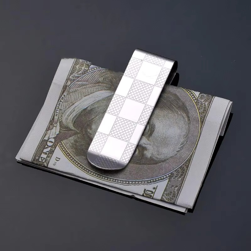 カスタムレタリング2スタイル ステンレススチール シルバーカ - Money Clip Magnetic のレビューと価格