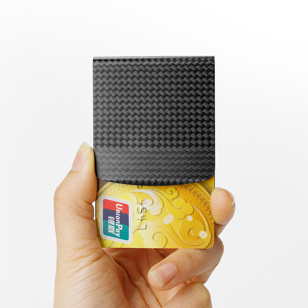 55 ミリメートルユニークなギフトリアルマットブラックカーボ - Money Clip Magnetic のレビューと価格