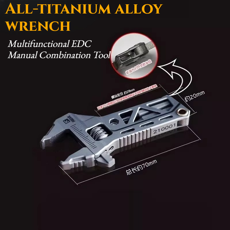 TC4 オールチタン合金レンチとプライヤー革新的なミニ多機能 - Edc Carry Pliers のレビューと価格