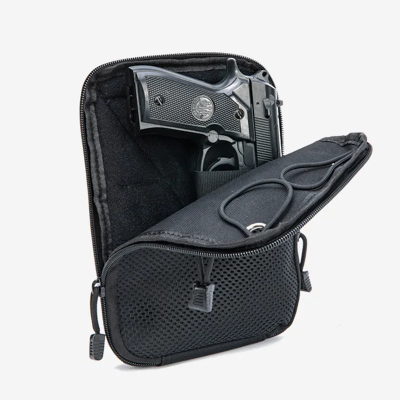 Molle 戦術隠し銃ホルスターポーチ EDC マガジンポー - Edc Carry Handgun のレビューと価格
