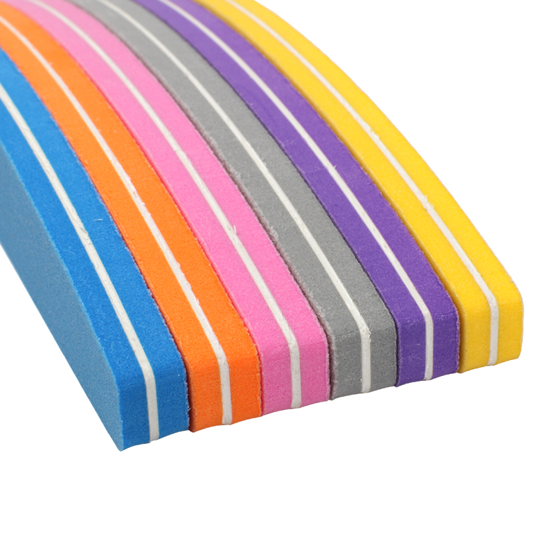 10/50個入り ボート型スポンジネイルファイル 100/1 - Nail File Titanium のレビューと価格