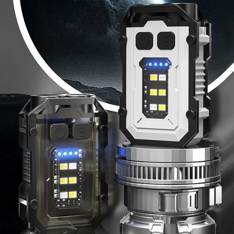超高輝度強力なポケットトーチライト LED 多機能 Lint - Edc Daily Carry のレビューと価格