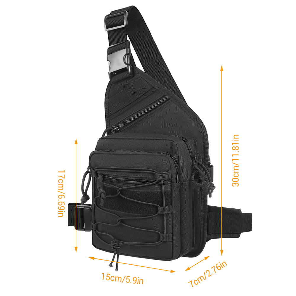 隠しキャリーバッグ戦術的なクロスボディスリングバックパックシ - Edc Concealed Carry Backpack のレビューと価格