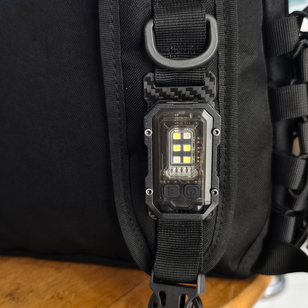 タクティカルEDCポータブルミニライト,フックループプレート - Edc Carry Belt のレビューと価格