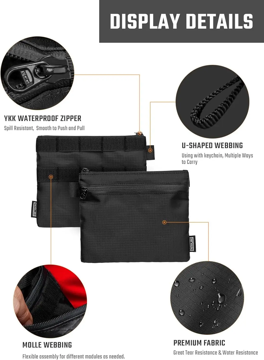 TACTICAL GEEK A14 スリム EDC ポーチ、 - Edc Daily Carry のレビューと価格