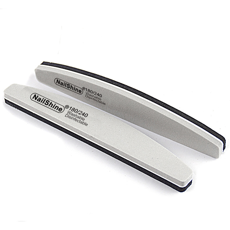 5 個スポンジブロック爪やすり 180/240 グレー/ブラ - Nail File Titanium のレビューと価格