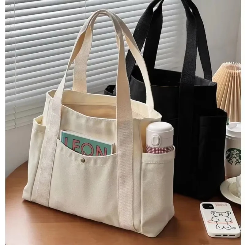 大容量キャンバストートバッグ 通勤用 キャリーバッグ カレッ - Edc Carry Bag のレビューと価格