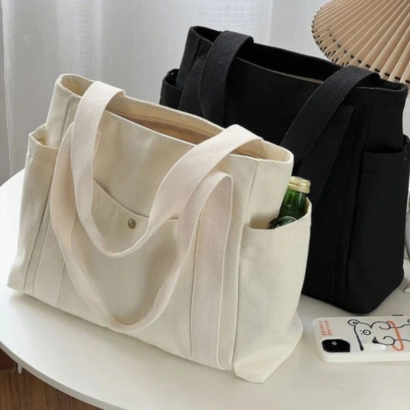 大容量キャンバストートバッグ 通勤用 キャリーバッグ カレッ - Edc Carry Bag のレビューと価格