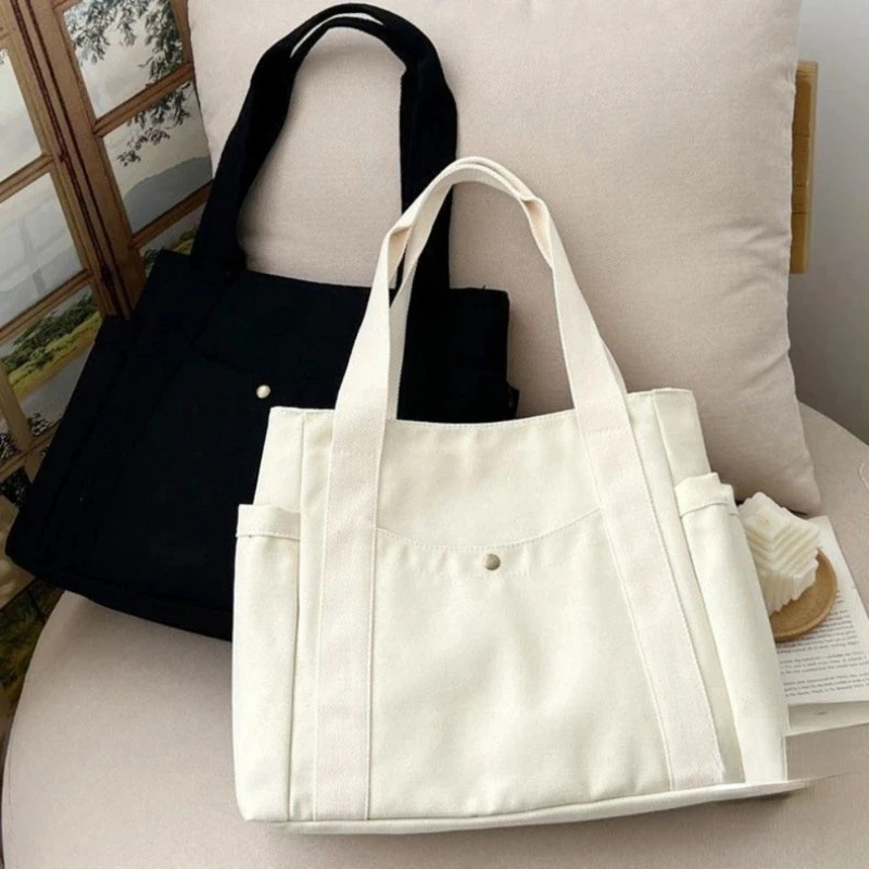 大容量キャンバストートバッグ 通勤用 キャリーバッグ カレッ - Edc Carry Bag のレビューと価格