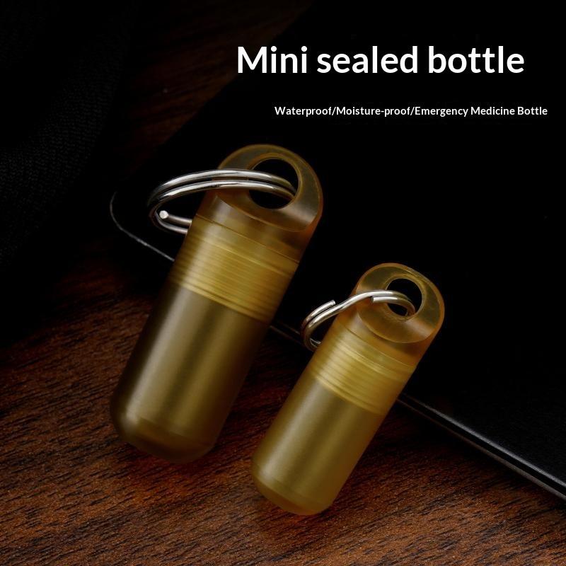 小さなピルボトル多機能収納ボックスポータブルアウトドアツール - Edc Daily Carry のレビューと価格